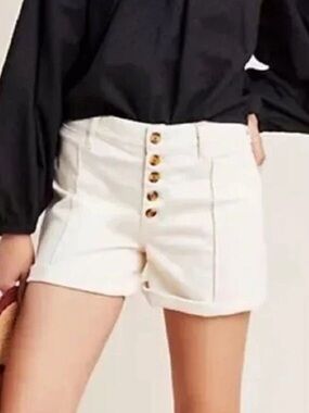 Anthropologie Pilcro and the Letterpress slim boyfriend shorts 26